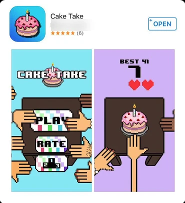 Cake Take on the App Store